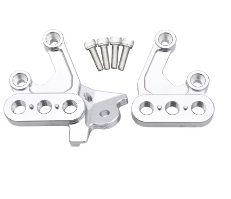 Chrome/silver peg brackets (surron lbx)